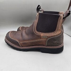 Bob Timberlake Mens Size 8.5 Romeo Leather Bone Dry Waterproof Ankle Boots Brown